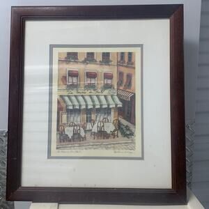 BARBARA WILSON LITHOGRAPH‎ PRINT LA MARIE DU PORTE FRENCH STREET SCENE